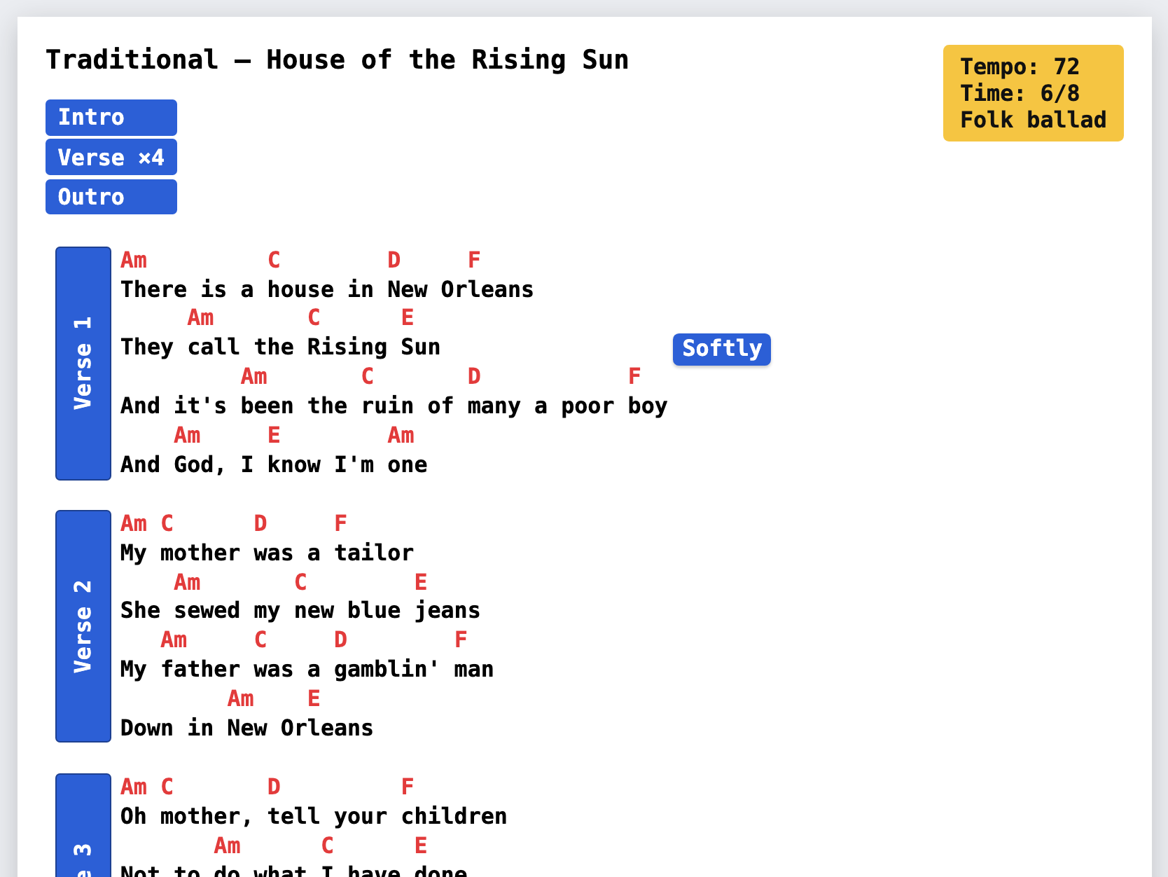 The finished chart, ready to export as a print-perfect PDF.
